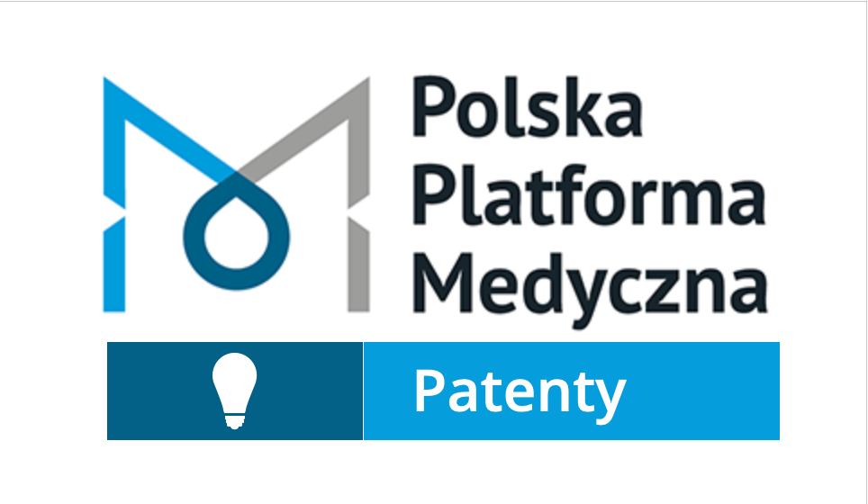 Logo Polska Platforma Medyczna z podpisem Patenty